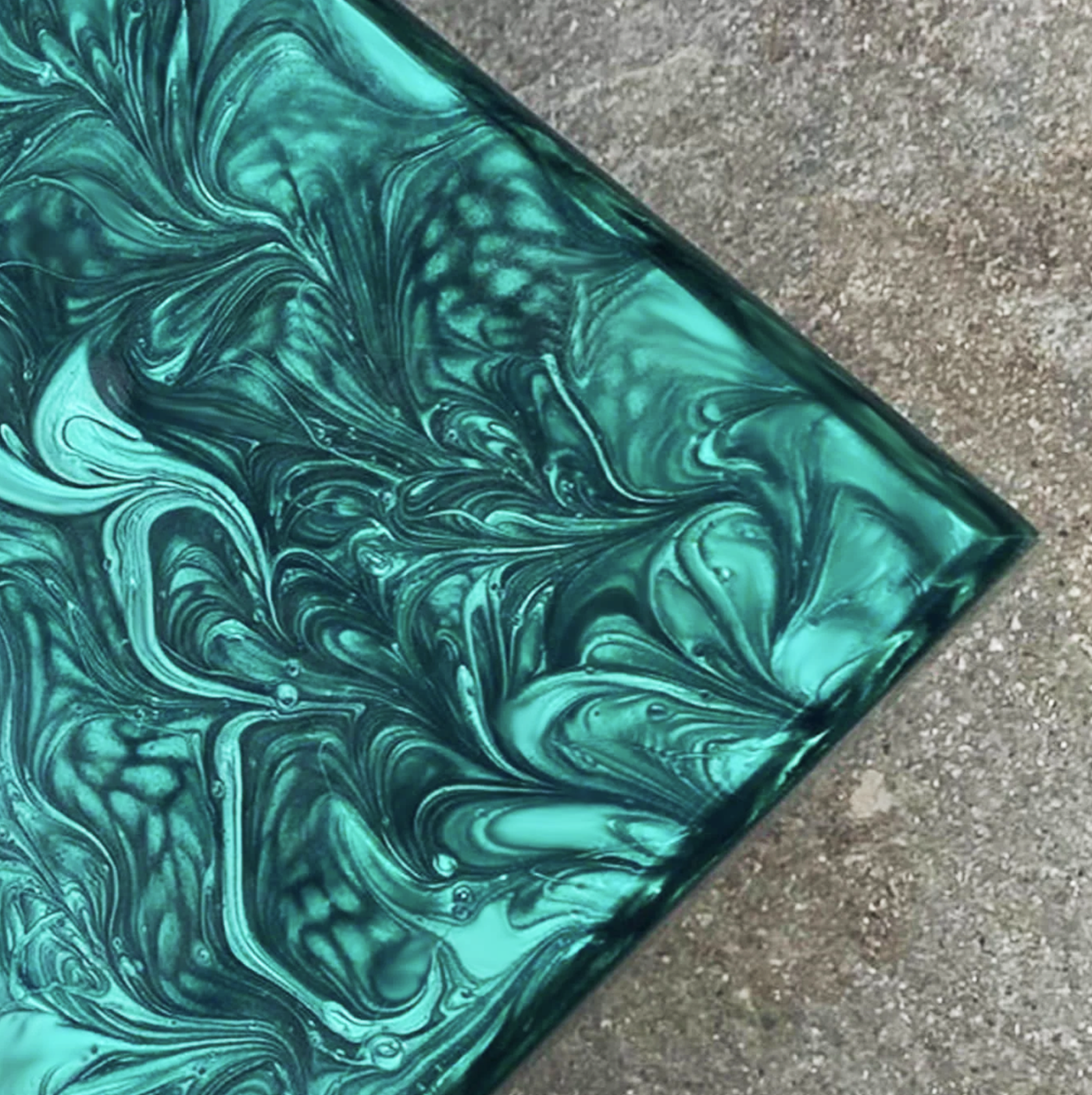 Olivewood Epoxy Table