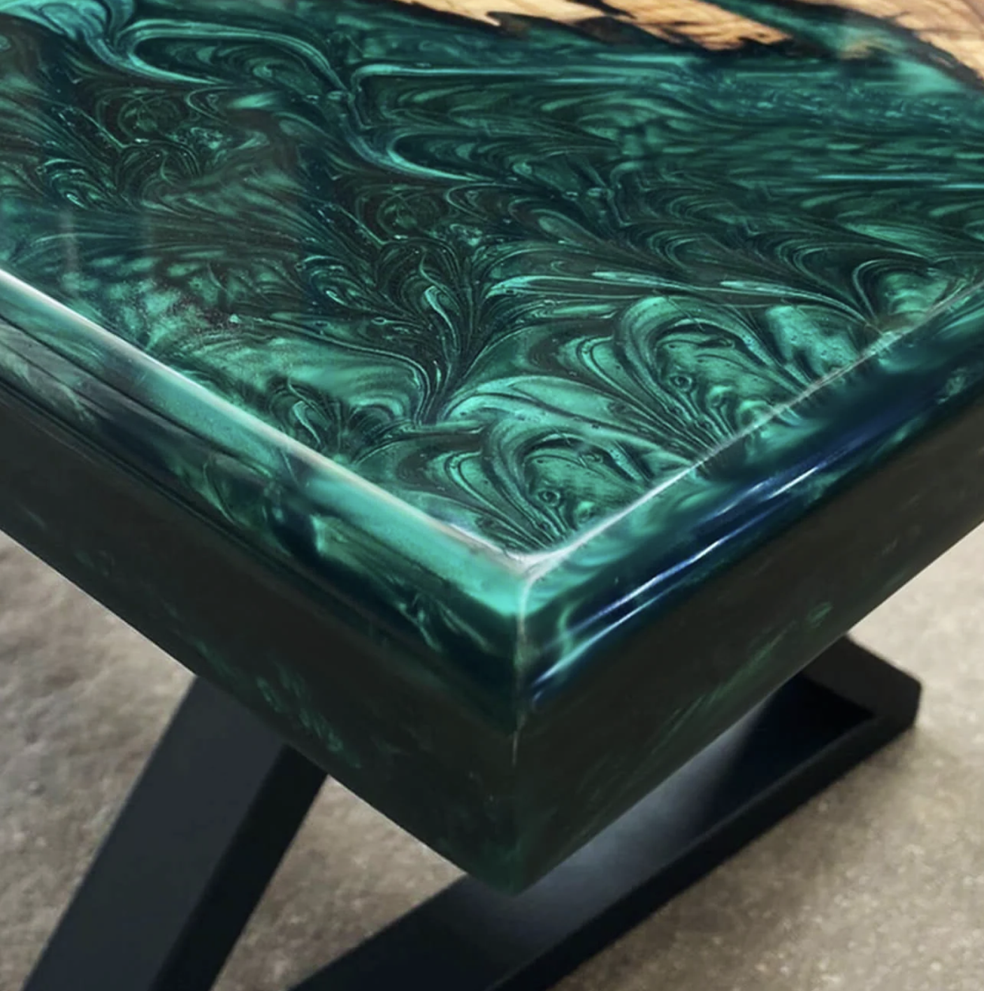 Olivewood Epoxy Table
