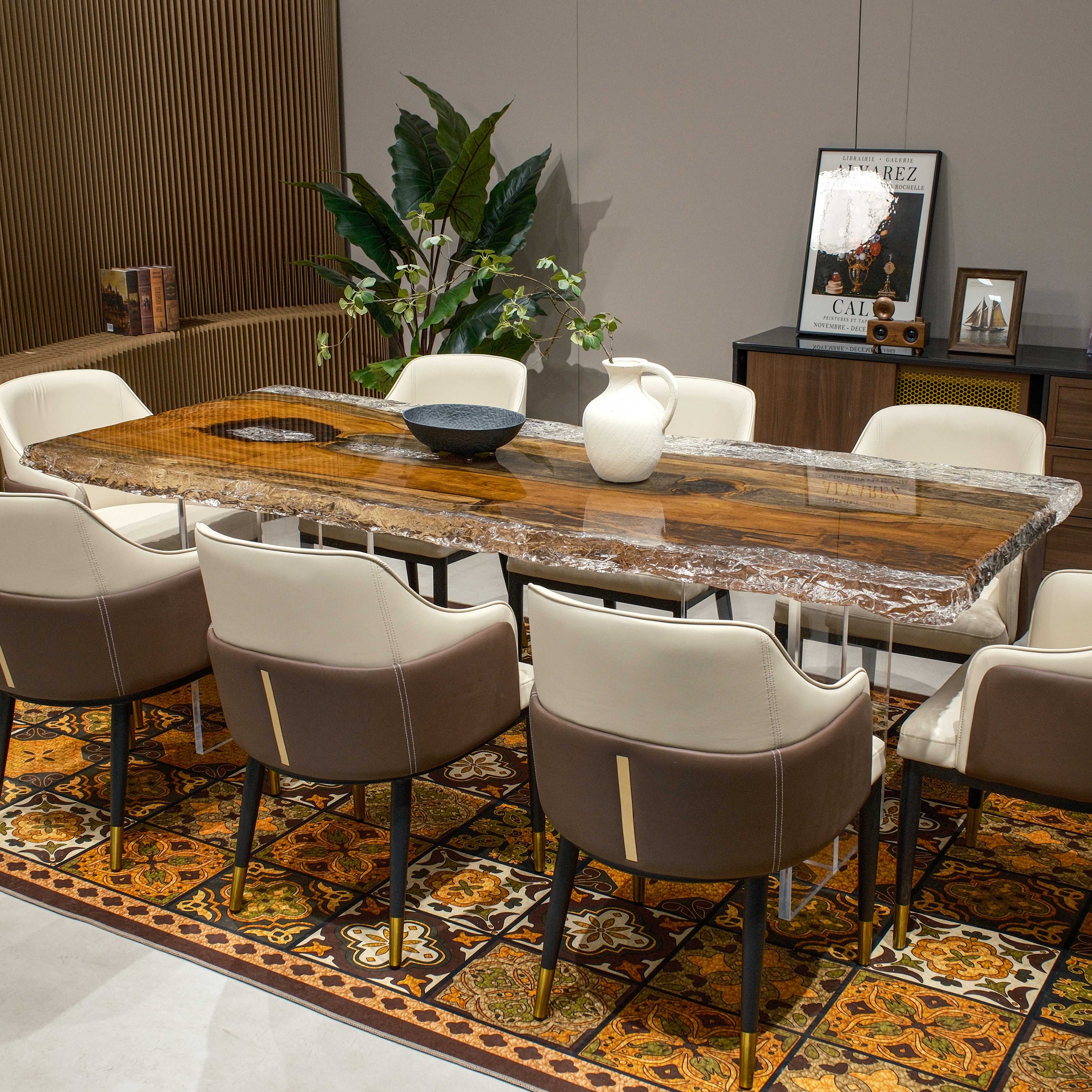 Burma Epoxy Table | XYMZB8080