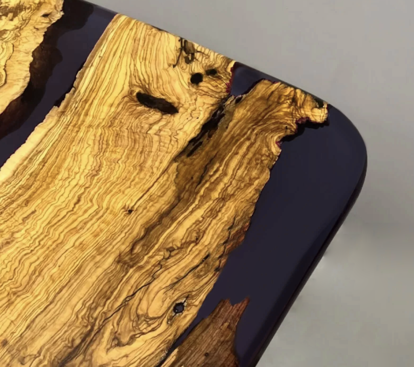 Olivewood Epoxy Table