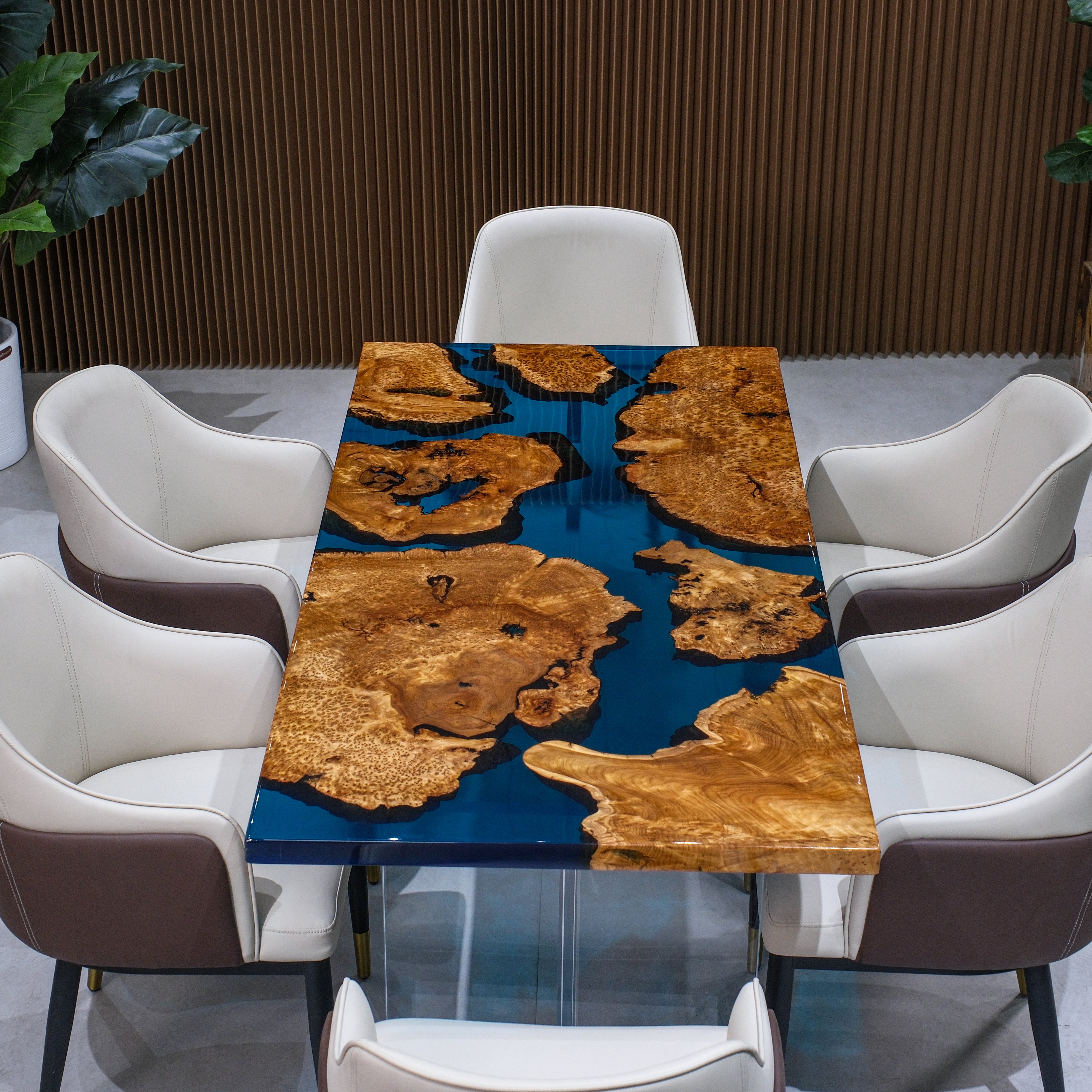 Cedar Burl Epoxy Table | XSZB3031