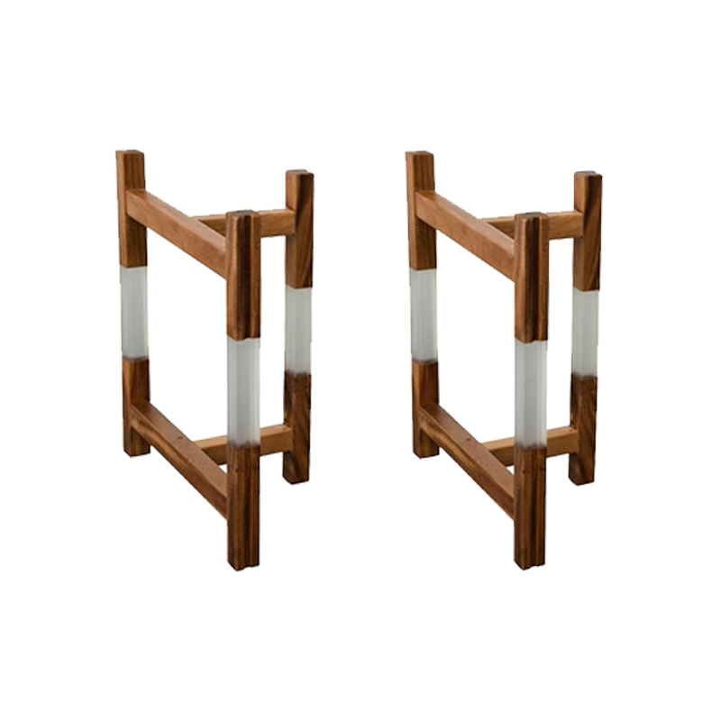 Solid Wood Resin T-shaped Stand